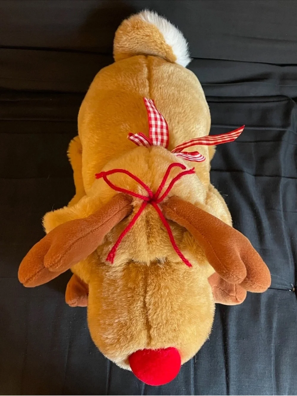 Vtg Eden Rudolph Reindeer Plush large Stuffed Animal 20